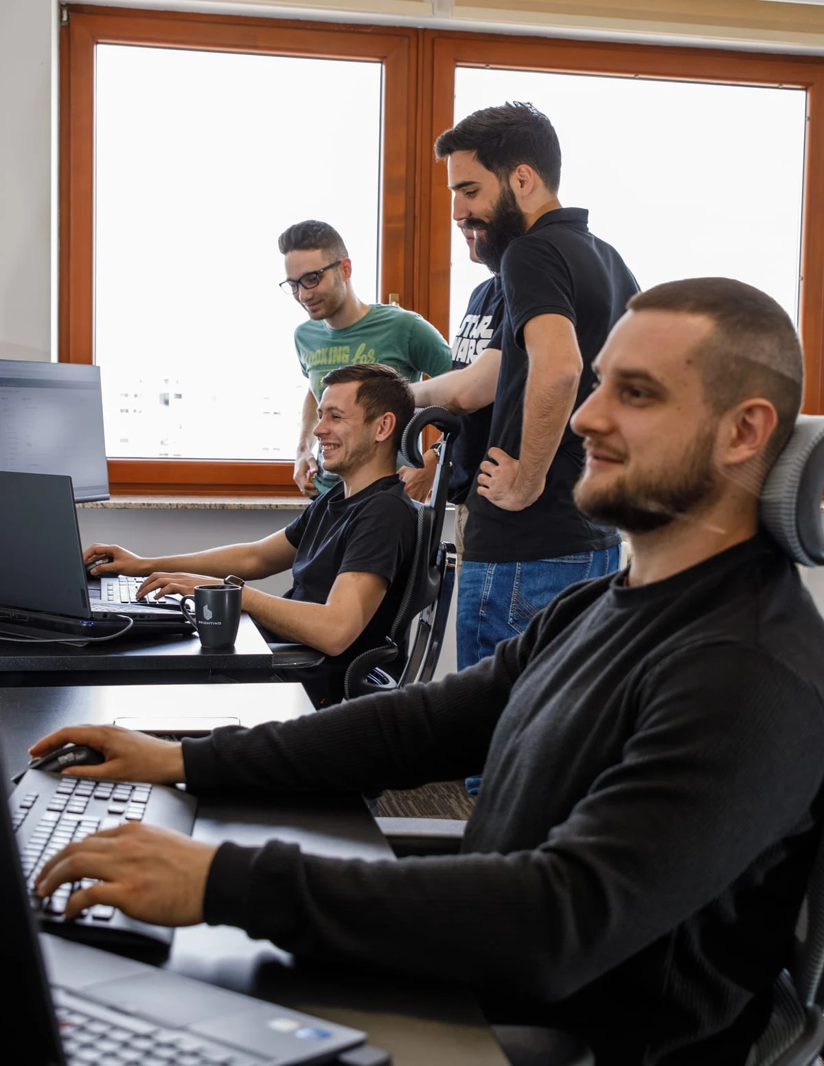 Brighting engineers at work in the Novi Sad office