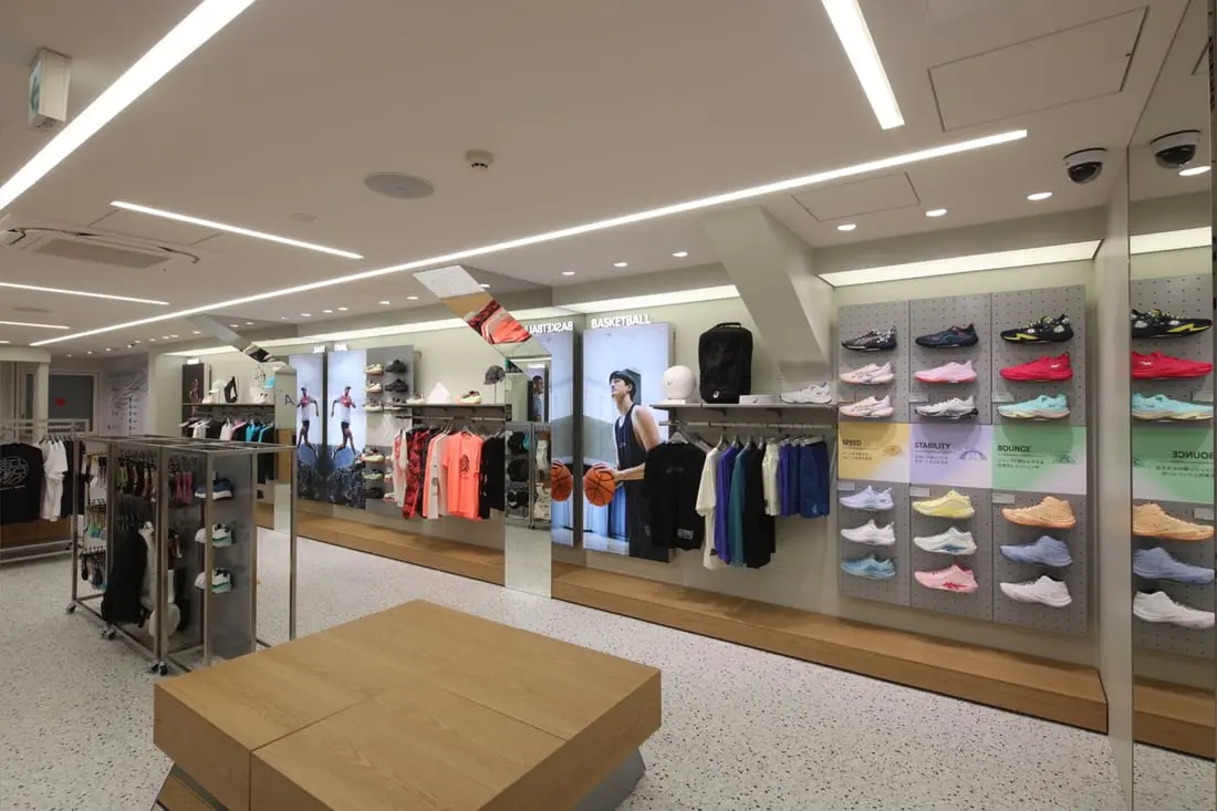 ASICS store display